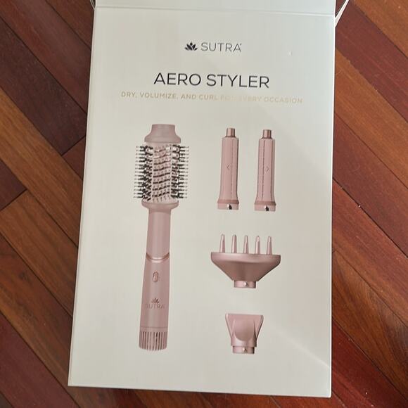 NEW Sutra AERO STYLER Set Rose Gold Dry Brush Curl $299 Styling Hair Tik Tok - Picture 2 of 9